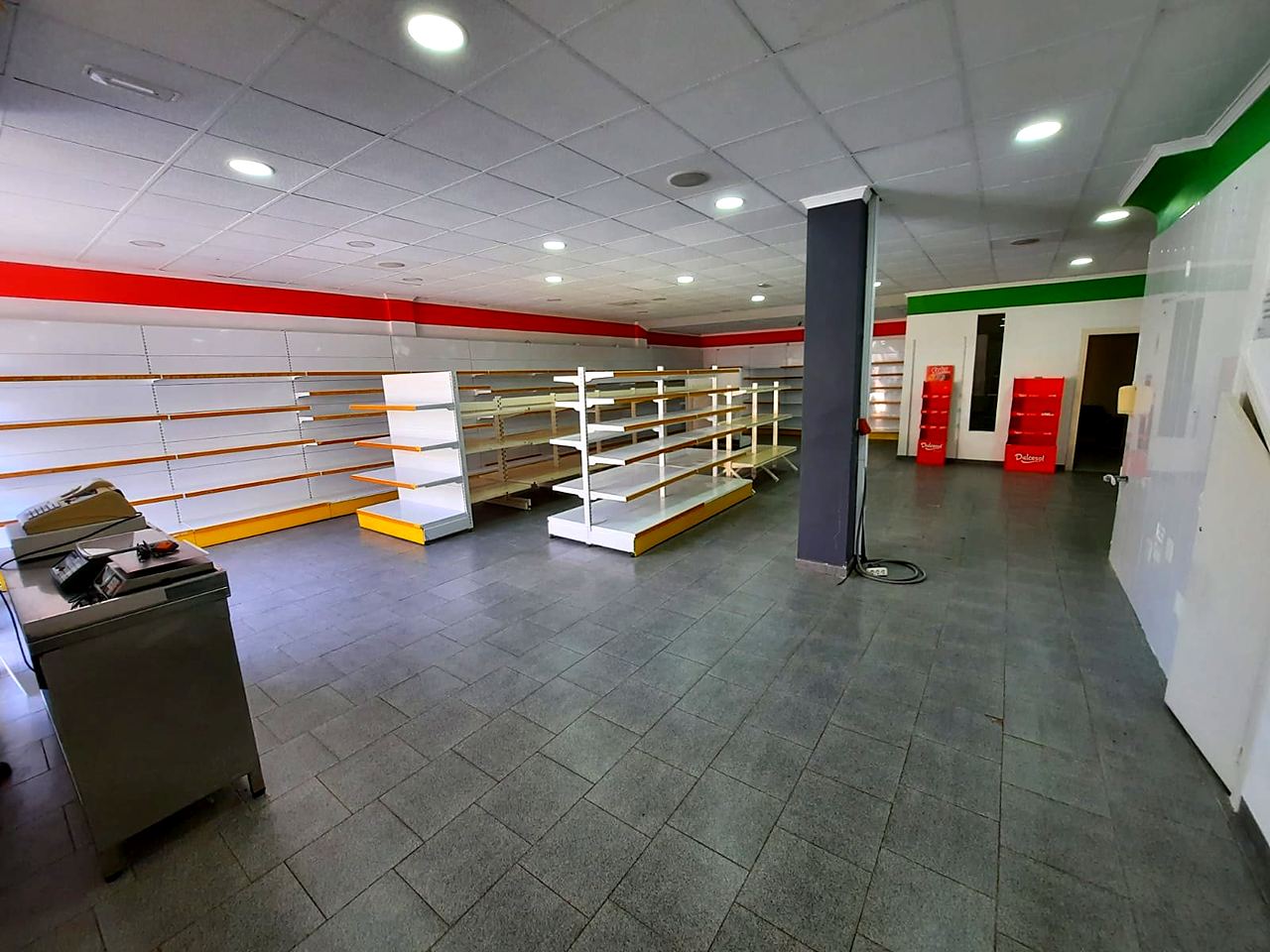 Open-plan premises fitted out as a supermarket